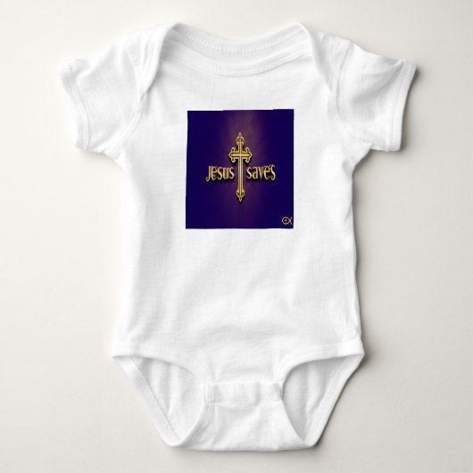 Jesus Saves 4 Romper (Voorkant)