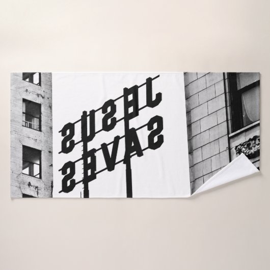 JESUS SAVES Bath Towel set Bad Handdoek (Badhanddoek)