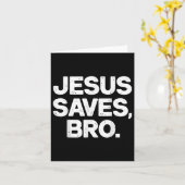 Jesus Saves Bro Christelijk Kaart (Gele Bloem)