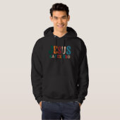 JESUS SAVES BRO VINTAGE RETRO HOODIE (Voorkant volledig)