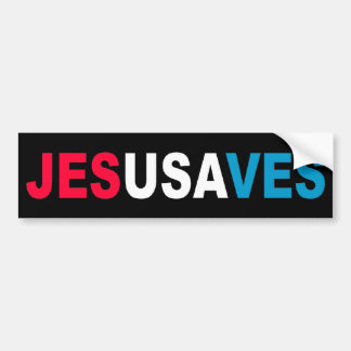 JESUS SAVES BUMPERSTICKER