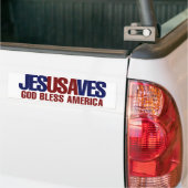 Jesus Saves Bumpersticker (Op Truck)