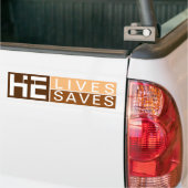 JESUS SAVES BUMPERSTICKER (Op Truck)