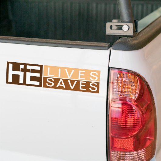 JESUS SAVES BUMPERSTICKER (Op Truck)