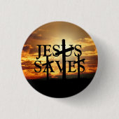 Jesus Saves Button (Voorkant)