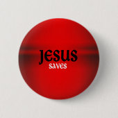 Jesus Saves Button (Voorkant)