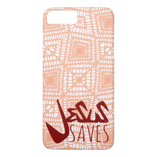 Jesus Saves Case-Mate iPhone Case (Achterkant)
