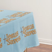 Jesus Saves Cross Tafelkleed (Voorbeeld)