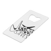 JESUS SAVES GRAFFITI CREDITKAART FLESSENOPENER (Achterkant Gekanteld)