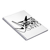 JESUS SAVES GRAFFITI NOTITIEBOEK (Rechterzijde)