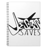 JESUS SAVES GRAFFITI NOTITIEBOEK (Voorkant)
