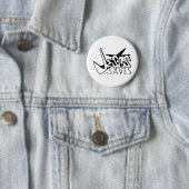 JESUS SAVES GRAFFITI RONDE BUTTON 5,7 CM (In situ)