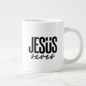 JESUS SAVES GROTE KOFFIEKOP (Rechts)
