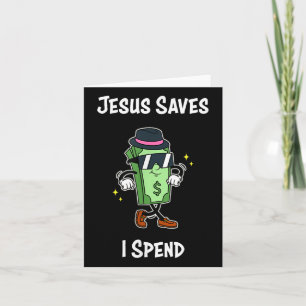 Jesus Saves Ik breng Shirt Grappig Christelijk T-s Kaart