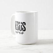 JESUS SAVES KOFFIEMOK (Voorkant links)