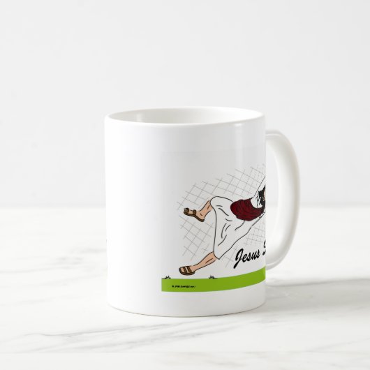 JESUS SAVES! KOFFIEMOK (Voorkant rechts)