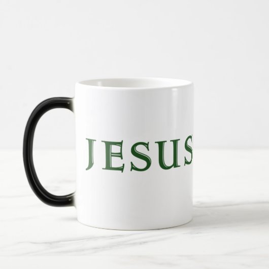 Jesus Saves Magische Mok (Links)