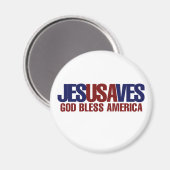 Jesus Saves Magneet (Voorkant / Achterkant)