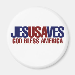Jesus Saves Magneet
