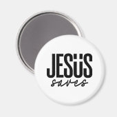 JESUS SAVES MAGNEET (Voorkant / Achterkant)