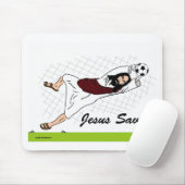 JESUS SAVES! MUISMAT (Met muis)