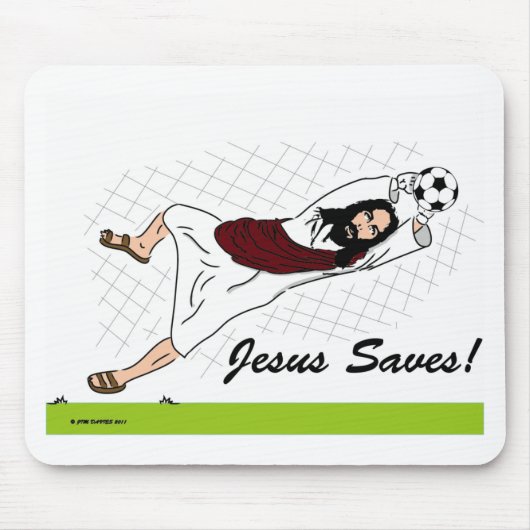 JESUS SAVES! MUISMAT (Voorkant)