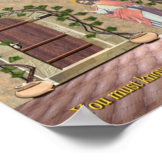 Jesus Saves Poster (Hoek)