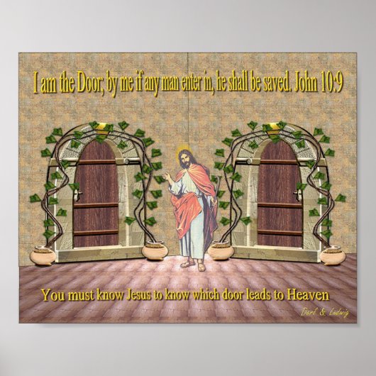 Jesus Saves Poster (Voorkant)