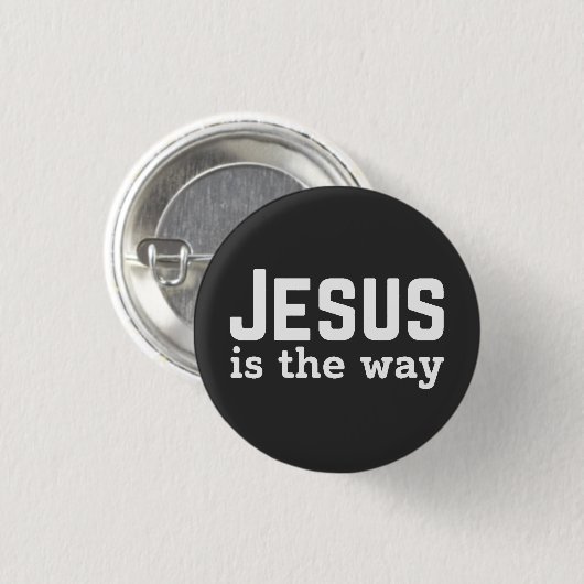Jesus Saves Ronde Button 3,2 Cm (Voorkant /achterkant)