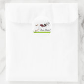 JESUS SAVES! RONDE STICKER (Tas)