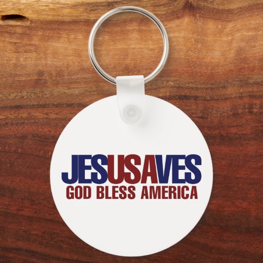 Jesus Saves Sleutelhanger (Voorkant)