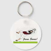 JESUS SAVES! SLEUTELHANGER (Voorkant)
