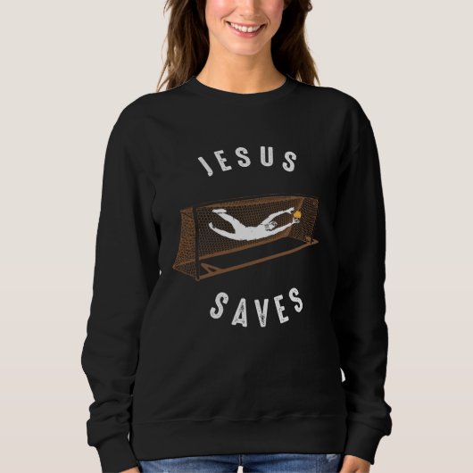 JESUS SAVES SOCCER MOM DAD COACH RELIGIOUS CHRISTI TRUI (Voorkant)