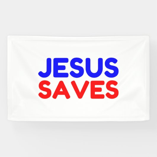 JESUS SAVES SPANDOEK (Horizontaal)