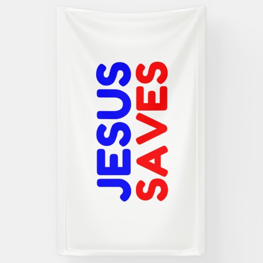 JESUS SAVES SPANDOEK (Verticaal)
