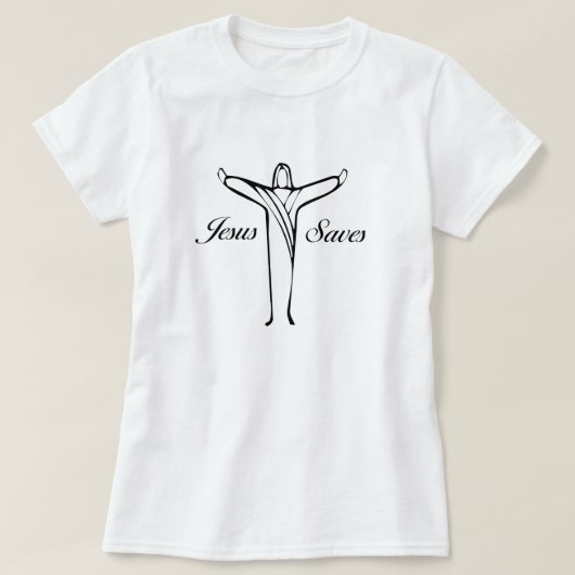 Jesus Saves T-shirt (Design voorkant)