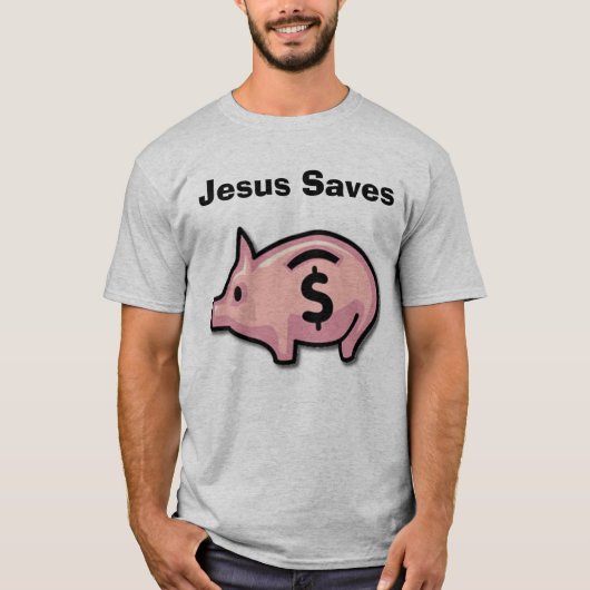 Jesus Saves T-shirt (Voorkant)