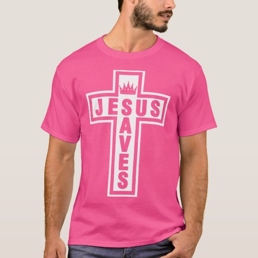 Jesus Saves T-shirt (Voorkant)