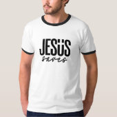 JESUS SAVES T-SHIRT (Voorkant)