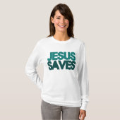 Jesus Saves T-shirt (Voorkant volledig)