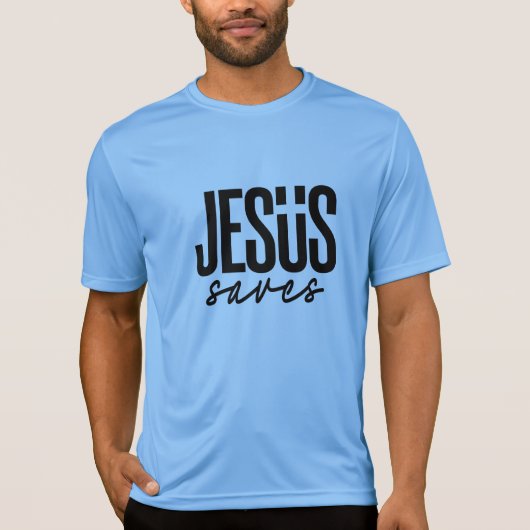 JESUS SAVES T-SHIRT (Voorkant)