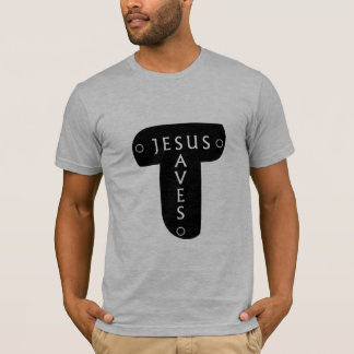 Jesus Saves Tau Cross T-Shirt