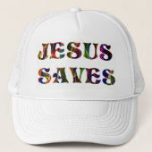 JESUS SAVES TRUCKER PET (Voorkant)