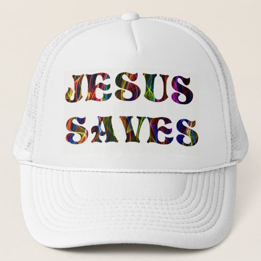 JESUS SAVES TRUCKER PET (Voorkant)