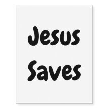 Jesus Saves - wij helpen u enkel hem vinden