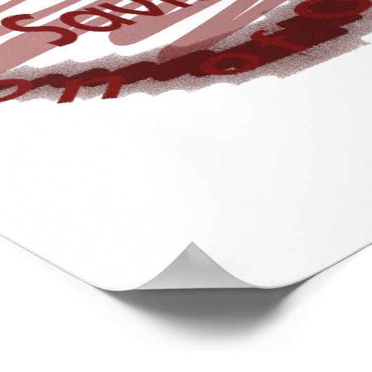 Jesus Savior Fish Symbool Poster (Hoek)