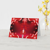 Jesus Savior Redeemer Wenskaart Kaart (Gele Bloem)