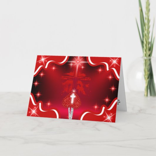 Jesus Savior Redeemer Wenskaart Kaart (Voorkant)