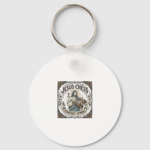 Jesus Schaakstrategie Symbool Jezus Schaakstrategi Sleutelhanger