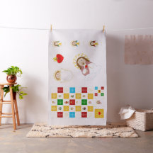 Jesus & Schattige Saints Baby Quilt Squares en Pop